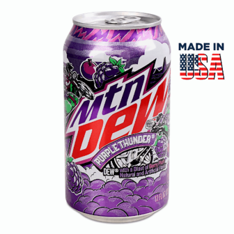 Напій Mountain Dew Purple Thunder безалкогольний газований з/б 0,355л