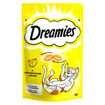 Корм для котів Dreamies з сиром 60г