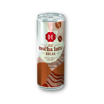 Напій 250 мл Douwe Egberts Ice Mocha Latte молочний з кавою ж/б 