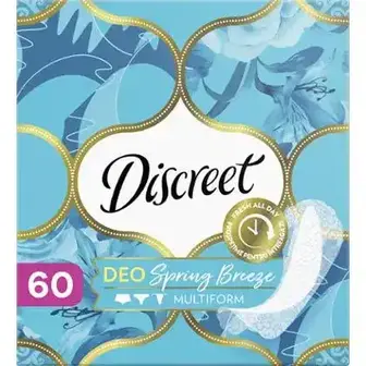 Прокладки щоденні Discreet Deo Spring Breeze 60 шт.