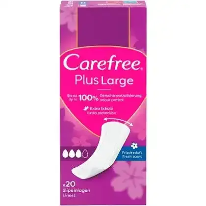 Прокладки Carefree Plus Large Fresh щоденні 20 шт