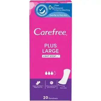 Прокладки Carefree Plus Large щоденні 20 шт