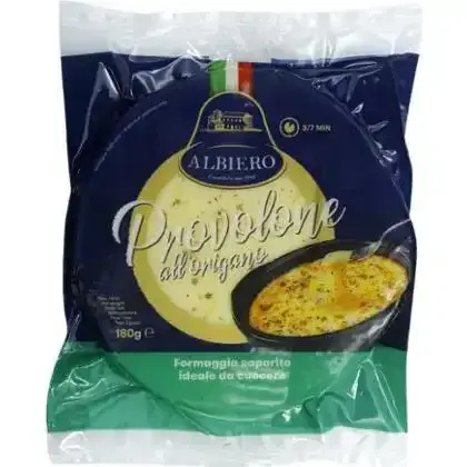 Сир Albiero Provolone з травами для запікання 44% 180 г