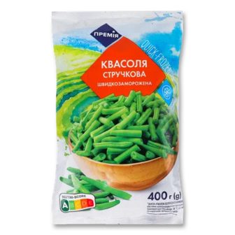Квасоля стручкова «Премія»® заморожена, 400г (400г)
