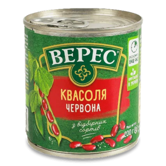 Квасоля Верес червона ніжна ж/б, 200г