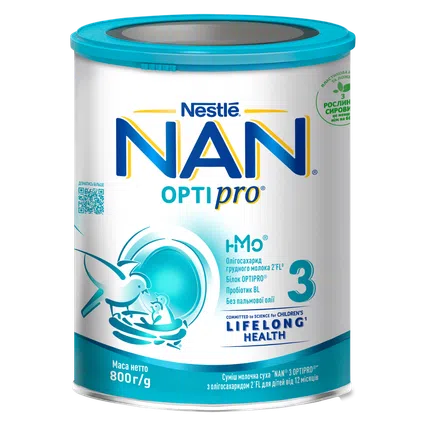 Суміш Nestle NAN 3 суха молочна, 800г