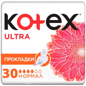 Прокладки гігієнічні Kotex Ultra Normal, 30шт