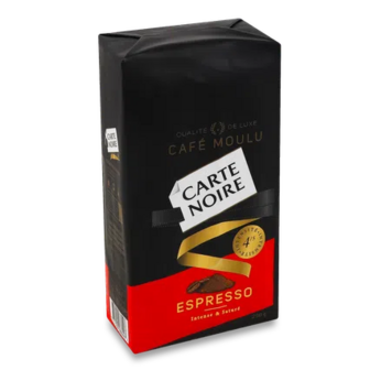 Кава мелена Carte Noire Espresso натуральна смажена, 250г