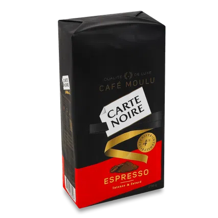 Кава мелена Carte Noire Espresso натуральна смажена, 250г