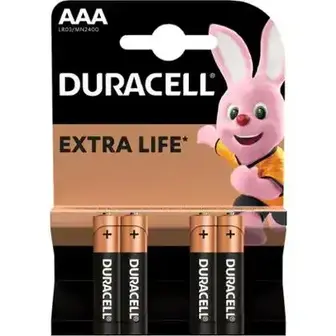 Батарейка Duracell AAA LR03 MN2400 4 шт.