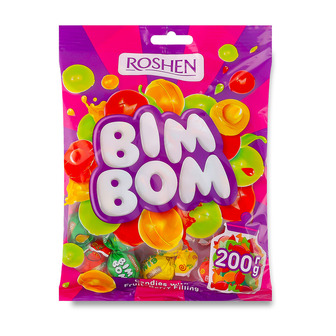 Цукерки Roshen Карамель Бім-Бом 200г