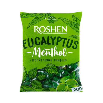 Цукерки Roshen Карамель Евкаліп - ментол 200г