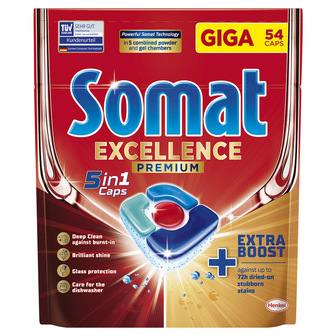 Засіб д/ПММ Somat Excellence Premium 5in1 54шт