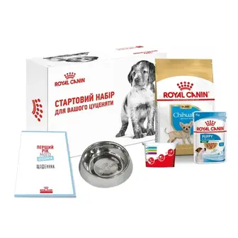 Набір для цуценят Royal Canin Chihuahua Puppy 500 г + Mini Puppy pouch 85 г - домашня птиця