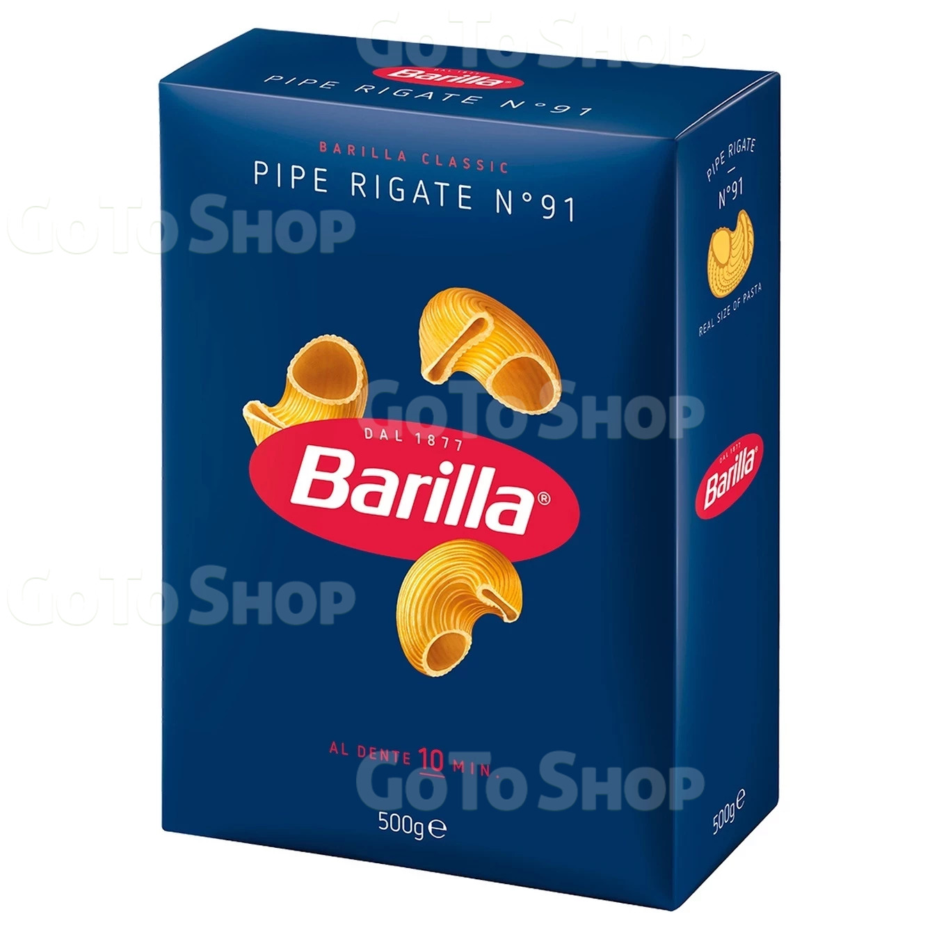 Макаронні вироби Barilla Pipe Rigate N91 500 г (8076802085912)