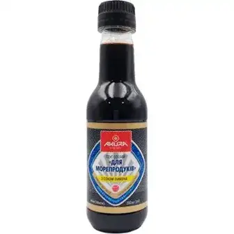 Соус соєвий Akura для морепродуктів з соком лимону 200 мл
