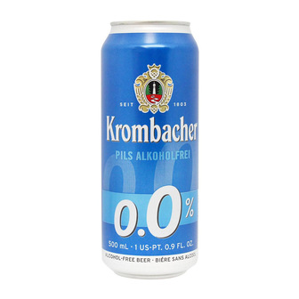 Пиво Krombacher Pils світле б/а з/б 0.5л