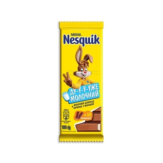 Шоколад 100 г Nesquik молочний з начинкою м/уп 