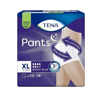 Підгузники для дорослих 10 шт Tena Pants Plus Night, XL м/уп 