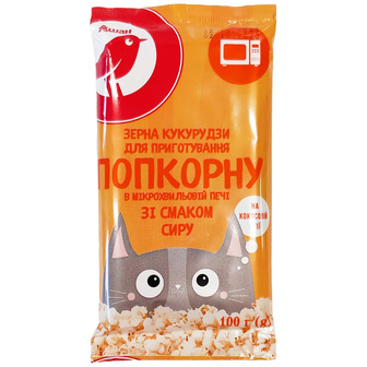 Попкорн із сиром Auchan, 100 г