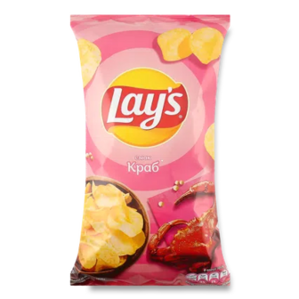 Чипси Lay's картопляні зі смаком краба, 120г