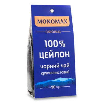 Чай чорний Monomax Original 100% Цейлон крупнолистовий, 90г