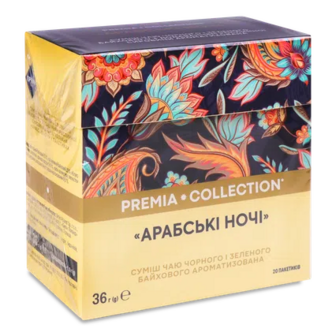 Суміш чаю «Премія»® Арабські ночі в пірамідках, 20*1,8г