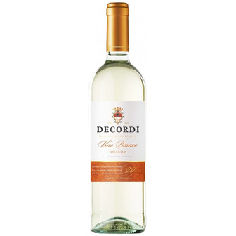 Вино Decordi Vino Bianco біле напівсолодке 10% 0.75 л