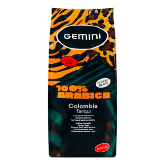 Кава Gemini Colombia Supremo у зернах 1 кг (4820156432038)
