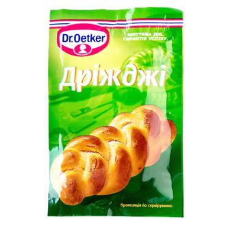 Дріжджі сухі швидкодіючі Dr. Oetker, 7 г