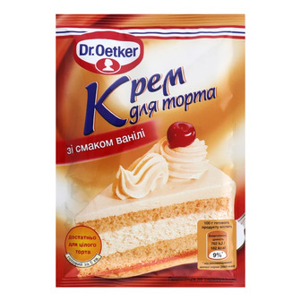 Крем для торту ванільний Dr. Oetker, 50 г