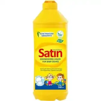 Засіб для миття посуду Satin Natural Balance дитячого посуду 500 мл