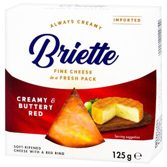 Сир Briette Creamy & Buttery Red Kaserei 60%