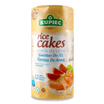 Хлібці Kupiec рисові з морською сіллю 120г (120г)