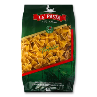 Вироби макаронні La Pasta бантики, 400г