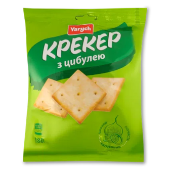 Крекер Yarych цибулевий, 180г (180г)