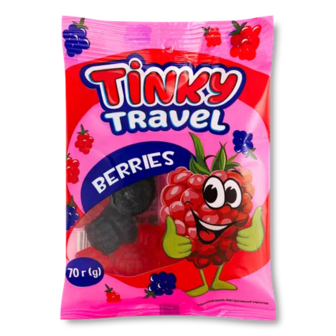 Цукерки Vale Tinky Travel Berries желейні, 70г