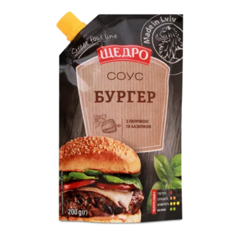 Соус «Щедро» «Бургер» д/п, 200г (200г)