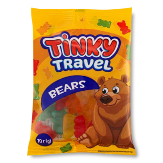 Цукерки Vale Tinky Travel Bears желейні, 70г