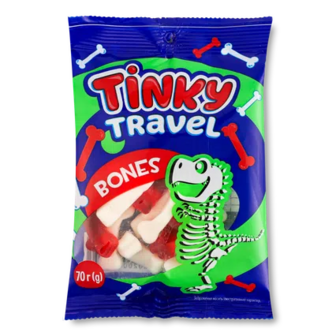 Цукерки Vale Tinky Travel Bones желейні, 70г