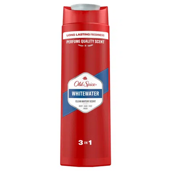 Гель для душу + шампунь Old Spice 3-в-1 Whitewater, 400мл