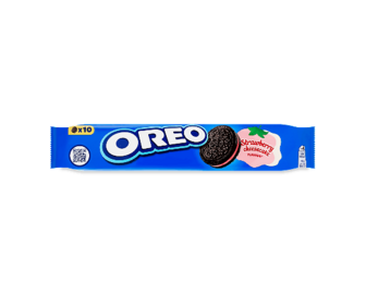 Печиво Oreo з какао зі смаком полуниці та чизкейку