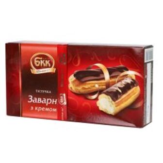 Тістечка заварні з кремом БКК 0,360кг