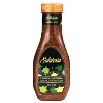 Заправка салат.соєва кунж.Salateria360мл
