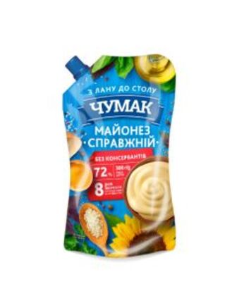 Майонез 72% Справжній Чумак д/п 300г