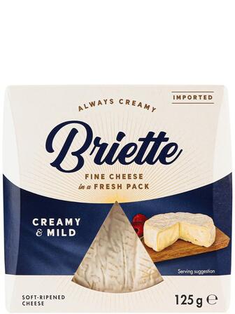 Сир Бріетте, Кремі Майлд / Briette, Creamy & Mild, Kaserei, 60%, 125г