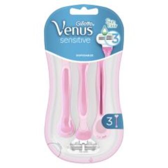 Бритви однораз.Gillette Venus Sens 3шт