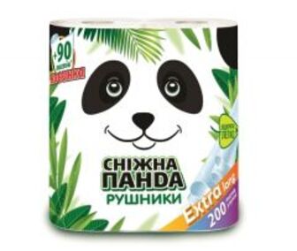 Рушники Ек.Лонг Сніжна Панда 2шт
