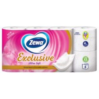 Папір туал.4-х ш.Zewa Soft а.604 8шт