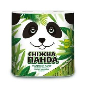 Папір туалетний Сніжна панда 4шт Бамбук
